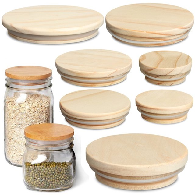 Lid Eco-Friendly Leak-Proof Wood Coffee Mug Cover Lid for Ceramic Cup