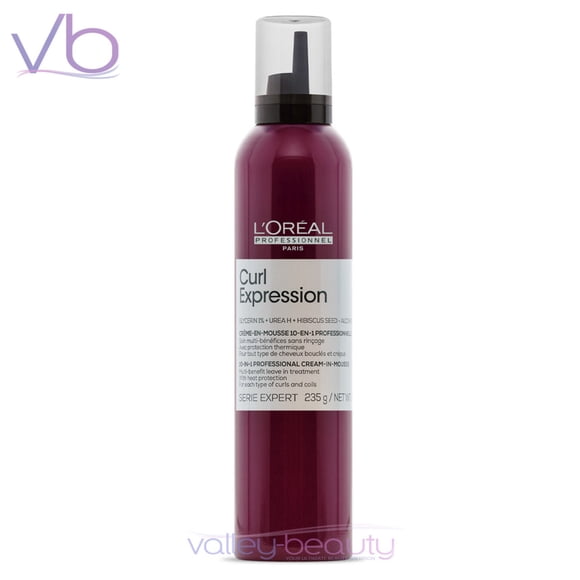L’Oreal Curl Expression 10-in-1 Mousse | Multi Benefit Leave in Treatment for Curly, Coily and Wavy Hair, 250ml