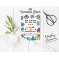thumbnail image 3 of Darling Souvenir Multicolor Birthday Invitation Card Printable Fill or Write In Blank Invites Party Supplies Pack Of 28 5 x 7 Inches, 3 of 5