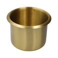 thumbnail image 1 of Miangastore Cup Holder Copper Cup Drinks Holder RV Boat Recessed Drop in Cup Holder, 1 of 8