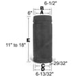 thumbnail image 2 of Longueur Ajustable de 6po - DSP6AL-1, 2 of 2