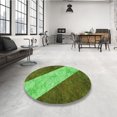 thumbnail image 4 of Ahgly Tapis Rectangulaire Lavable en Machine, Algues Vertes, 7 Pieds x 9 Pieds, 4 of 7