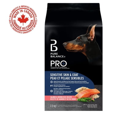 Pure Balance Pro+ Sensitive Skin & Coat, Salmon & Brown Rice Recipe Dry Dog Food 3.5KG