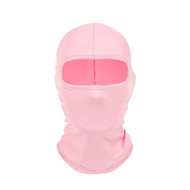 CSChome Cycling Face Guard Solid Color Balaclava Ski Face Guard Outdoor Fishing Riding Cooling Neck Gaiter Full Head Windproof Sunscreen Headgear