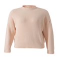 thumbnail image 3 of MesaSe Femmes Pulls Col Rond Épaule Longue Manches Solides Couleur en Vrac Pull Tricot Pulls Gris M, 3 of 8