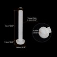 thumbnail image 2 of Unique Bargains Nylon Machine Screws, M2x16mm Slotted Pan Head Fasteners Bolts, White 25Pack, 2 of 4