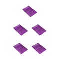 thumbnail image 2 of Youkk Polyester Chenille Bath Mat - Strong Water Absorption Exquisite Crafted Soft Texture No Shedding Vibrant Purple 40cm*60cm 5Set, 2 of 6