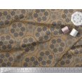 thumbnail image 3 of Soimoi Velvet Fabric Snowflake Artistic Fabric Prints By Yard 58 Inch Wide, 3 of 3
