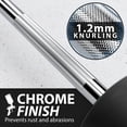 thumbnail image 3 of Synergee Fixed 60 lb Barbell – Pre Weighted Straight Bar, 3 of 6