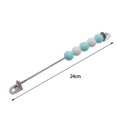 thumbnail image 4 of lionlar Busy Board DIY Accessories Basic Skill Sensory Toy Learning Activities Board Toy Sky blue, 4 of 5
