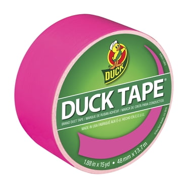 Color Duck Tape® Brand Duct Tape, Neon Pink, 1.88 in. x 15 yd.