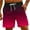 Hot Pink, variant on Meichang Mens Gradient Swim Trunks Summer 5 Inch Quick Drying Swimming Shorts Casual Elastic Waist Surfing Boardshorts Lightweight Drawstring Bathing Suits with Pockets Yellow S