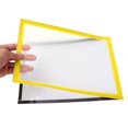 thumbnail image 4 of Unique Bargains 8"x12" Magnetic Display Frame A4 Adhesive Magnetic Sign Holder Yellow 5 Pack, 4 of 6