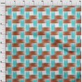 thumbnail image 3 of oneOone Polyester Lycra Fabric Brush Stroke Ikat Printed Craft Fabric BTY 56 Inch Wide, 3 of 4