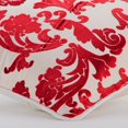 thumbnail image 2 of The HomeCentric Housse de Coussin Décoratif Rouge Cayenne Housse de Coussin Floral Rouge Lot de 2 18x18 Pouces (45x45 cm) Housse de Coussin Carrée en Velours Brûlé Housse de Coussin Floral Pâques - Cayenne Fleurs Rouges, 2 of 3