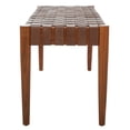 thumbnail image 4 of Safavieh Amalia Leather Bench, 4 of 9