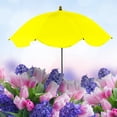thumbnail image 5 of Large Garden Parasol for Potted Plants | Outdoor Sun & Rain Protection Umbrella with Stake | 47" Shade Canopy | Durable Metal Frame & Rubberized Cloth Cover, 5 of 5