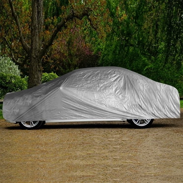 Estbridge 1Pack Full Car Cover Protect from Environmental Pollutants Peva Silver 213x69x47in