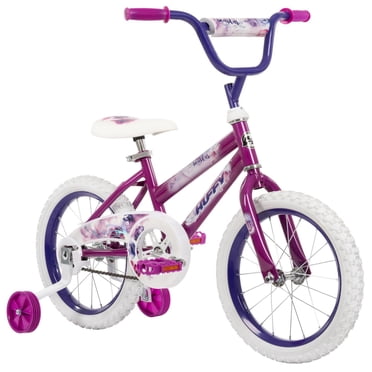 Vélo pour enfants Huffy Sea Star 16 po, convient aux cyclistes de 42 à 48 po, violet, filles