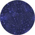 thumbnail image 1 of Ahgly Tapis Rond Lavable en Machine Intérieur Transitionnel Bleu Nuit, 7 Pieds Rond, 1 of 7