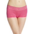 thumbnail image 1 of Maidenform Shorty en Coton pour Femmes avec Dentelle - Article à Succès, 5, Rose, 1 of 1