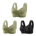 thumbnail image 1 of Bigersell Lot de 3 Soutiens-Gorge de Sport pour Femmes 3 Pcs Soutien-Gorge T-Shirt Style R-71 Soutiens-Gorge Respirants Sans Coutures R-71-Vert, 1 of 5