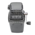 thumbnail image 1 of Ice Crusher Shaver, Manual Ice Crusher Fast Commercial Easy To Use  For Snow Cone Grey, 1 of 8