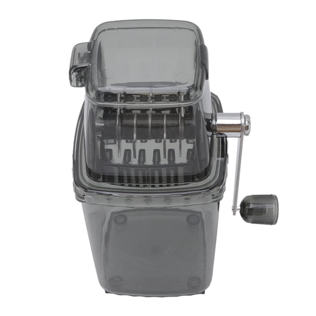 Ice Crusher Shaver, Manual Ice Crusher Fast Commercial Easy To Use For Snow Cone Grey