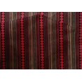 thumbnail image 4 of oneOone Cotton Silk Fabric Stripe & Diamond Block Printed Fabric 1 Yard 42 Inch Wide, 4 of 4