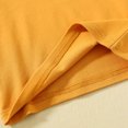 thumbnail image 3 of Penkiiy Tout-Petits Enfants Garçons Filles Mode Confortable Couleur Unie Col Rond Manches Courtes Haut 4 Ans Jaune, 3 of 7