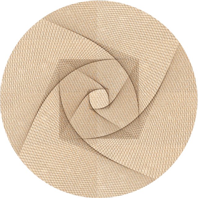 Ahgly Company Tapis Rond Lavable en Machine Intérieur Transitionnel Brun Sable Brun, 8 Pieds Rond