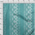 thumbnail image 3 of oneOone Cotton Flex Dark Teal Green Fabric Mix Block Pattern Craft Projects Decor Fabric Printed By The Yard 40 Inch Wide, 3 of 4