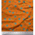 thumbnail image 1 of Soimoi Rayon Fabric Coral Ocean Print Sewing Fabric Yard 42 Inch Wide, 1 of 2