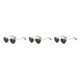 thumbnail image 4 of maskred PVC Heart-Shaped Glasses Non-Slide Silicone Nose Pads And Mulitple Colours For Chic Look Gold Metal black 3Set, 4 of 6