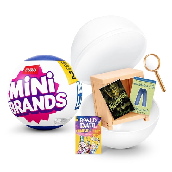 Mini Brands Mini Books Series 2 Capsule by ZURU, Collectible Miniature Book Toy Kids 3+