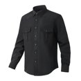 thumbnail image 4 of NaWent Men's Button Down Shirts Jacket Lightweight Shirt Jacket Long Sleeve Work Coat Solid Color Overshirt, 4 of 7