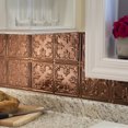 thumbnail image 3 of Fasade Traditional Style 10 Decorative Vinyl Backsplash Kit 15 sq ft Polished Copper, 3 of 6