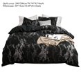 thumbnail image 2 of Ccdes Duvet Cover Set,Marbled Bedding,3Pcs/Set Polyester Marbled Quilt Cover Pillowcase Bedding Set EU-Double Size, 2 of 8