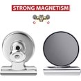 thumbnail image 3 of ORUYROP 8 Pack Fridge Magnets Refrigerator Magnets Magnetic Clips Perfect for Refrigerator Whiteboard Magnets Photo Displays Home School Use Heavy Duty Magnetic Clips (Silver), 3 of 6