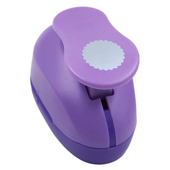 KLKCMS Paper Punch DIY Hole Punch Shape for Magazines Arts Projects Festival Papers Wave Circle