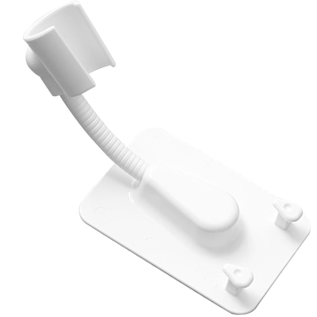 Shower Head Holder for Bathroom Wall Mount Shower Head Stand Shower Wand Holder Adjustable Handheld Showerhead Holder Self-Adhesive Shower Head Bracket