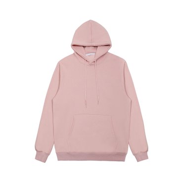 Unisex Hoodie Cotton Autumn Winter Warm Long Sleeve Pullover Hoodies for Women Men Fashion School Office Date Travel Sports Hooded Sweatshirt Pink L
