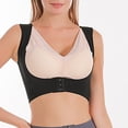 thumbnail image 2 of JFHHQ Women's X-Shaped Back Support Bra for Posture Correction and Lifting Front Closure Design M Black, 2 of 6