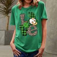 thumbnail image 4 of Meichang T-Shirts Joyeux Jour de la Saint-Patrick pour Femmes, Col Rond, Manches Courtes, Coupe Ample, Soldes 2025, 4 of 4