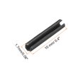 thumbnail image 2 of Unique Bargains 1.7mm x 10mm Dowel Pin Carbon Steel Split Spring Roll Shelf Support Pin Fasten Hardware Black 20 Pcs, 2 of 3