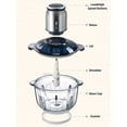 thumbnail image 2 of BEAR Food Processor-Food Chopper Electric Dual Speed for Meat, Vegetable, Cheese, 2 of 5