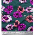 thumbnail image 1 of Soimoi Poly Georgette Fabric Flower Artistic Printed Fabric 1 Yard 52 Inch Wide, 1 of 3