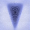 thumbnail image 1 of Ahgly Tapis d'Intérieur Lavable en Machine Carré Transitionnel Bleu Ciel, 8 Pieds Carré, 1 of 7