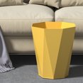 thumbnail image 4 of Dvkptbk Household Trash Can, Plastic, Bathroom Trash Can, Kitchen Trash Can, Garbage Can for Bathroom, Bedroom, Office, Kitchen, Room, Compact Space (Yellow), 4 of 8
