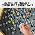 thumbnail image 3 of Triggle Rubber Band Game Brain Teaser Board Game Birthday Gift, 3 of 5